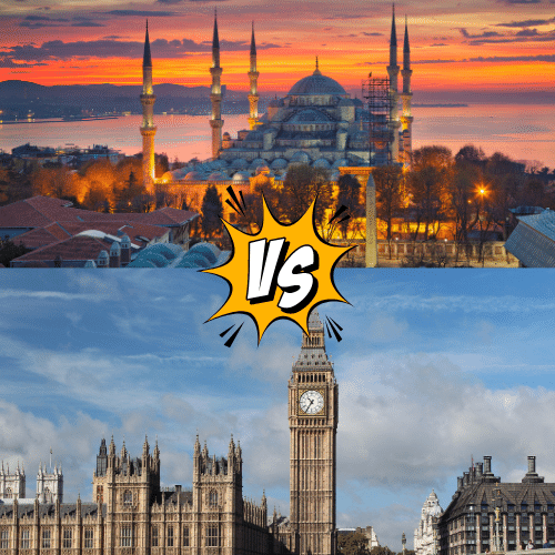 London vs. Istanbul