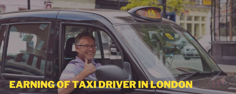 Earning of taxi driver in London