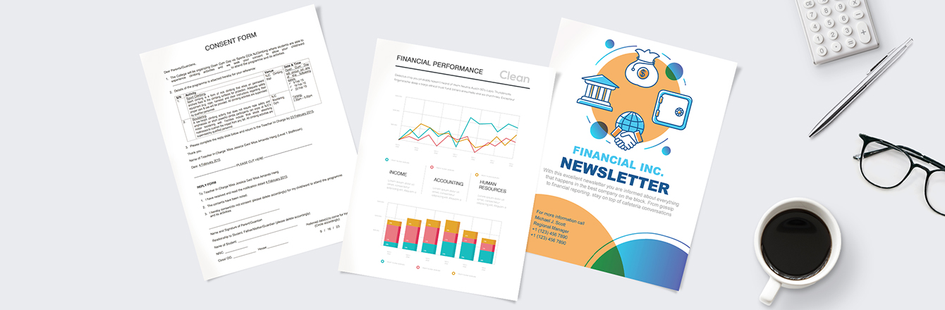 Document Printing Ink and Paper Navigating