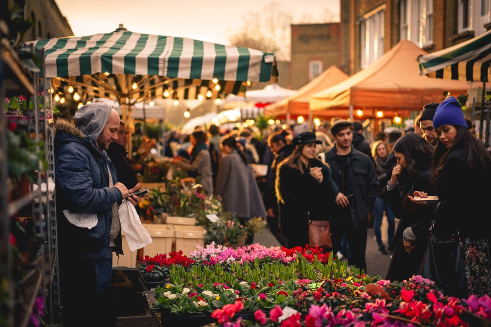 Wholesale Flower Markets in London